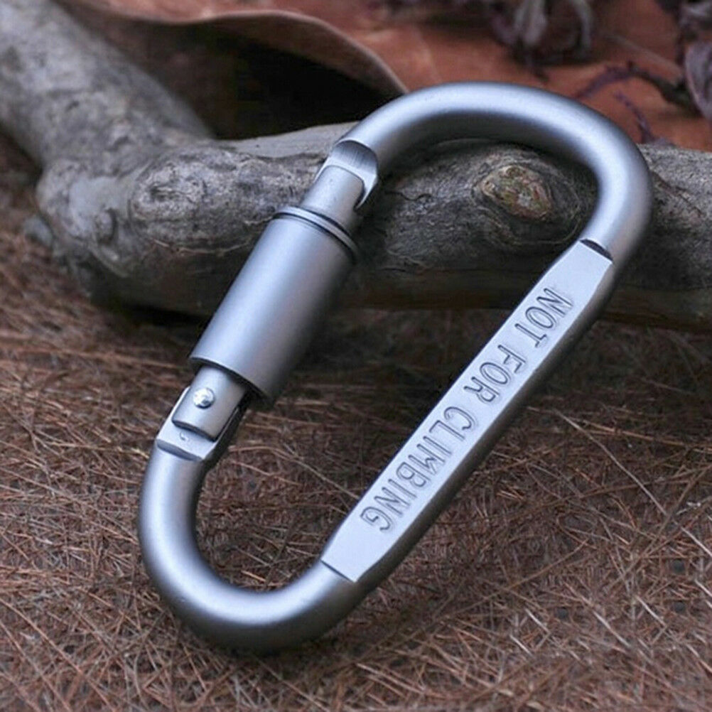 5pcs Outdoor Camping Equipment Aluminum Carabiner Hunting Equipment Survival  BD