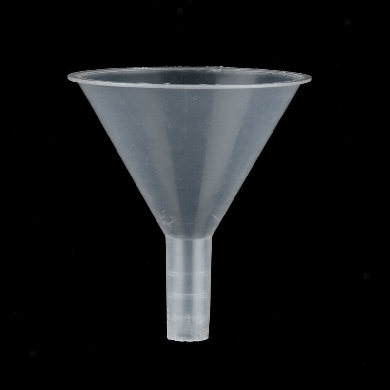 50ml 50mm Mouth Diameter Laboratory Clear White Plastic Filter Funnel