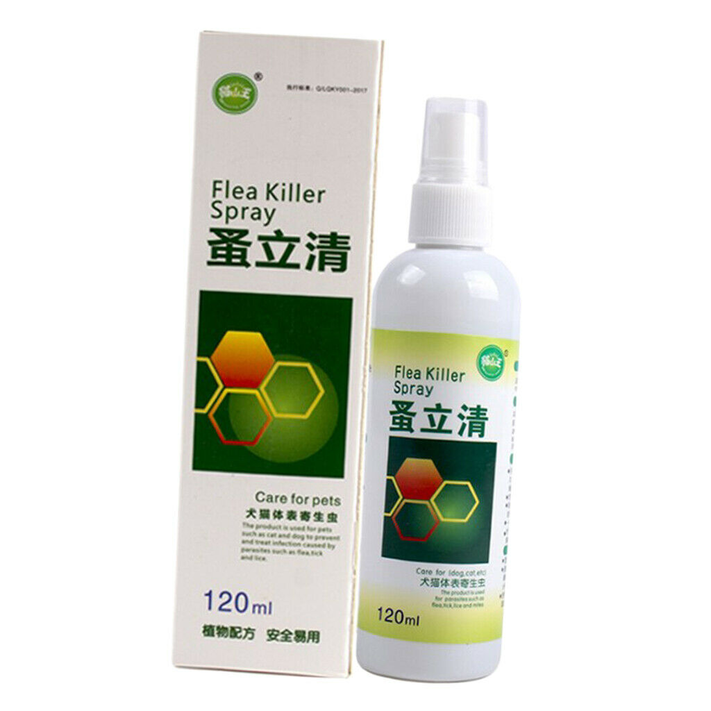 Cat Skin Care Spray Deworming Flea Treatment Drops Anti-flea 120ml