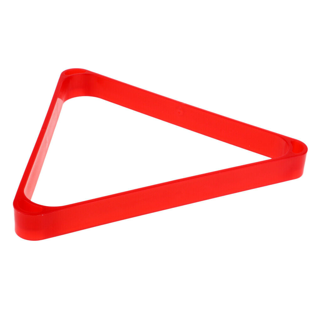 Eight Ball Pool Table Triangle Billiards Snooker Rack Repositioning Frame Red