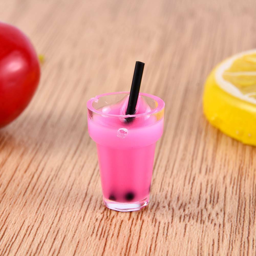 10Pack Milk Tea Charms Pendant for DIY Jewelry Craft Earring Keychain Making NEW