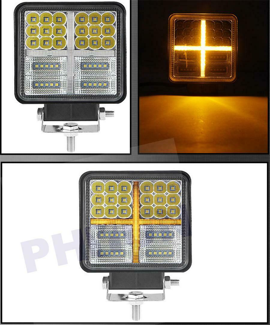 177W 4inch Spot Flood Light Bar Off Road 4x4 Combo 12 Volt Led Spotlight