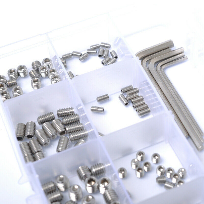 240Pcs Wrench Combination Kit, Female Hexagon Socket Head Screw  Stainless Steel