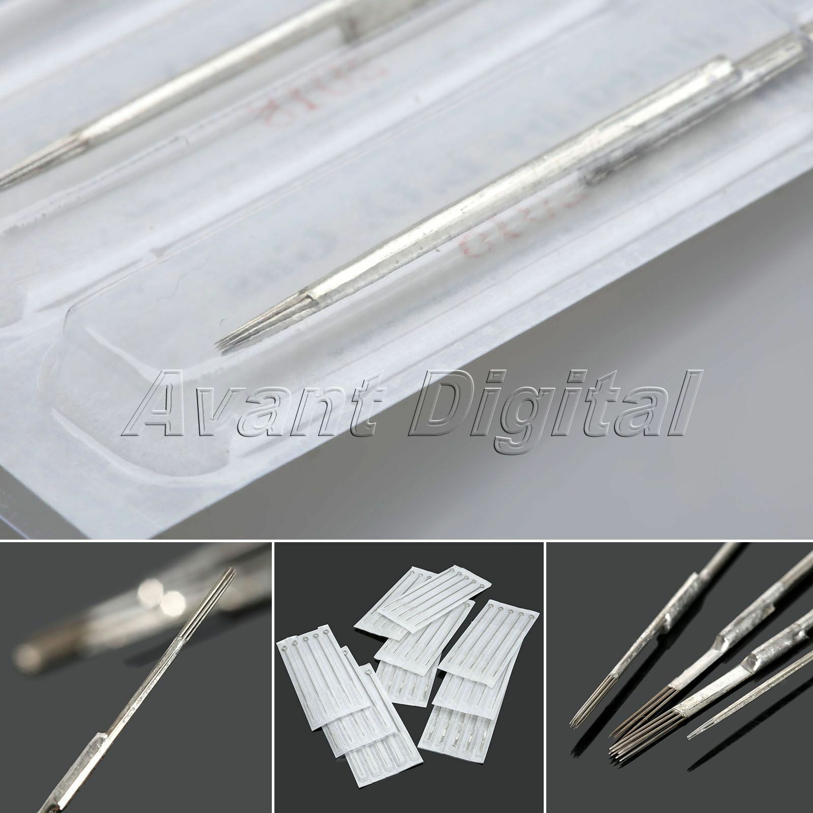 100pcs tattoo needle round liner needle surgical steel made 5M1+7M1+9M1+5RS+7RS