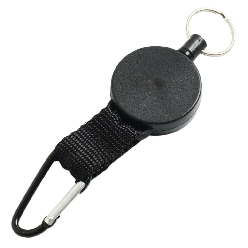 Heavy Duty Retractable Key Holder Durable Key Chain Carabiner Keyrings