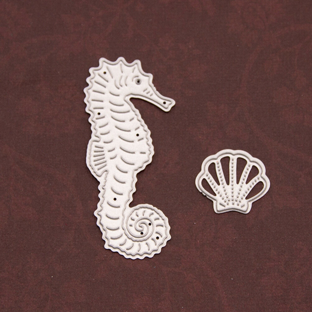 Seahorse Metal Cutting Dies Stencil Scrapbooking Paper Card Embossing Craf.l8
