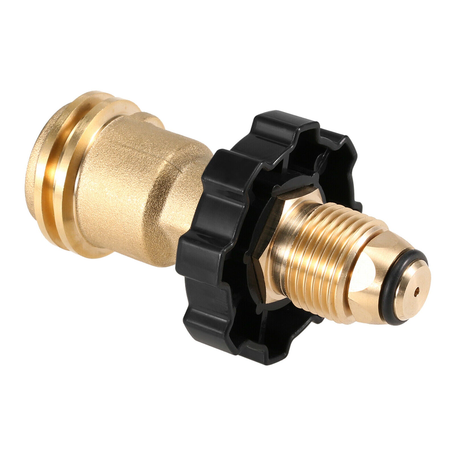 Propane Tank Adapter Camping BBQ 50LB Gas Pressure Regulator Connection