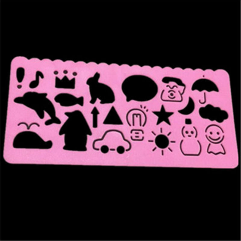 4pcs Children DIY Art Drawing Stencils Picture Painting Template Kit Set Gift