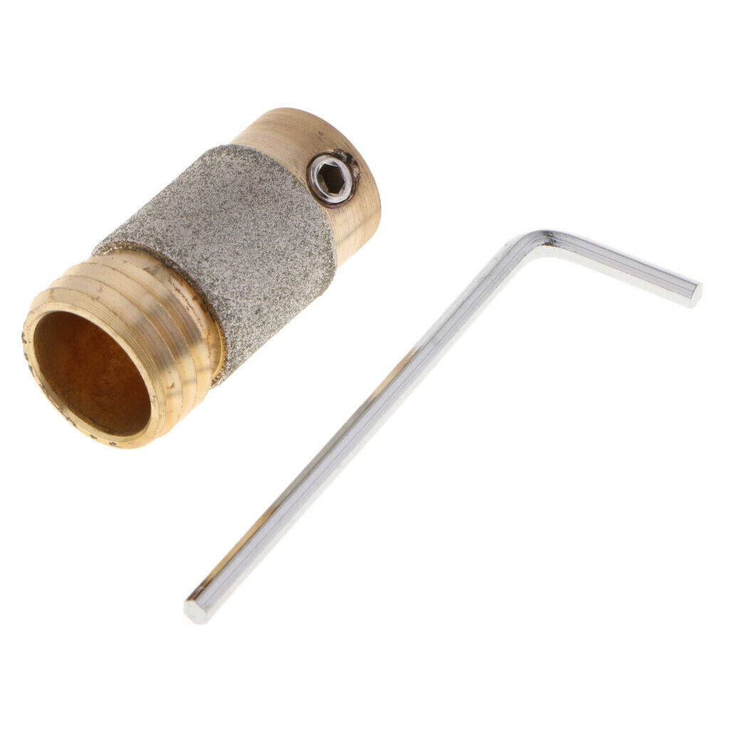 Stained Glass Grinder Head Bits Diamond Grinding Wheel Brass Core for Stone