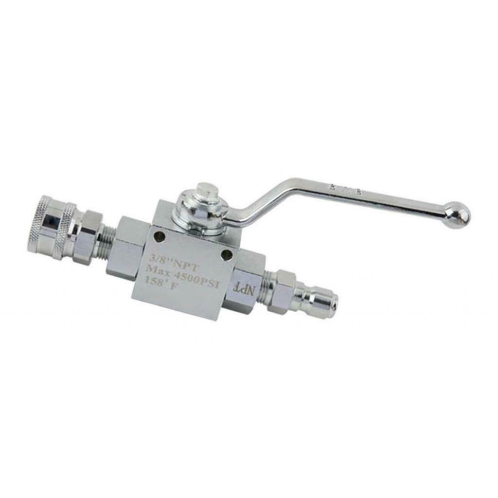 Set of 2 3/8" NPT Plating Ball Valve High Pressure With Thickened Valve