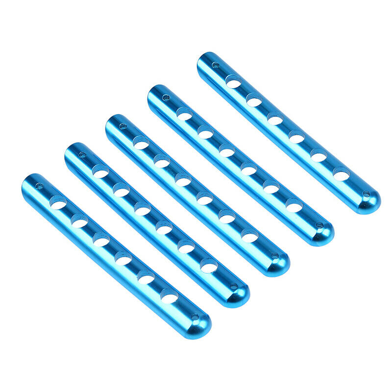 5Pcs Aluminum Door Handle Bar Cover Trim Blue Fit for JEEP WranglerÂ 2007-2017