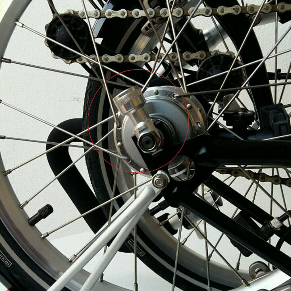 Aluminum Alloy Bike Quick Release Pedal Bracket 10mm for Foldable Bikes Red