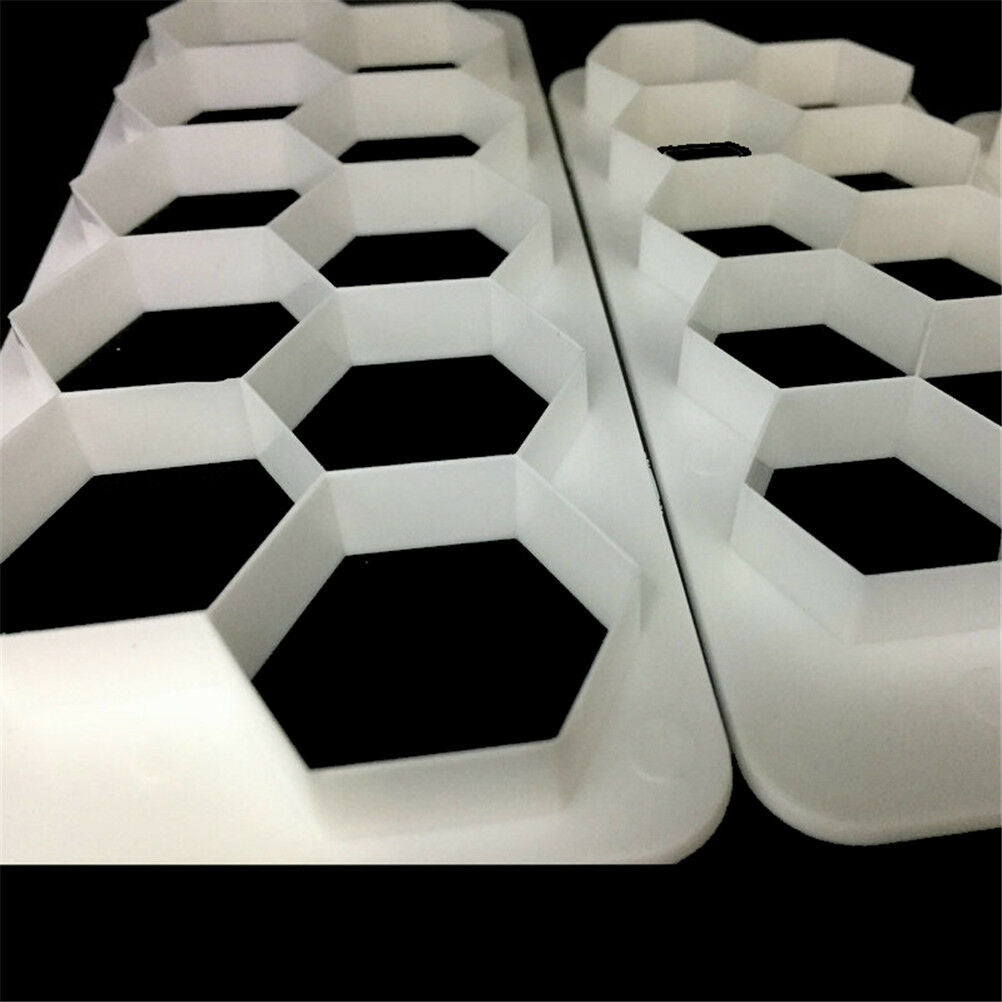 3pcs Geometry Hexagon Fondant Cookie Cuttter Fondant Mold Cake Decorating.l8