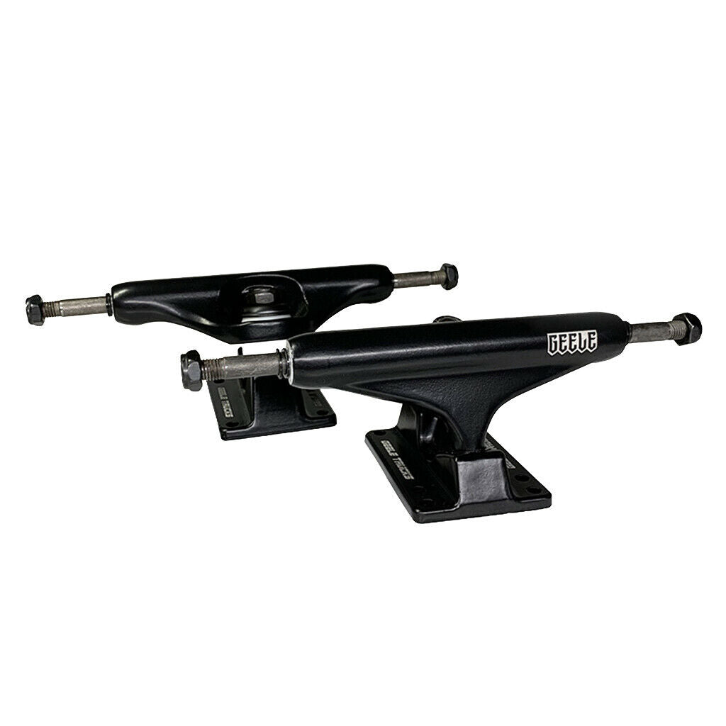 Pack of 2 Lightweight Skateboard Truck Durable Longboard Trucks 7cm Black
