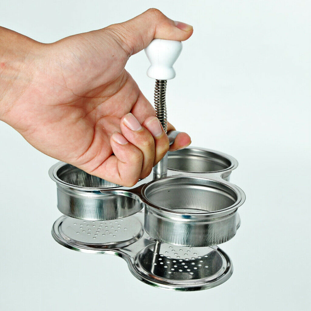 Kitchen Cookware Stainless Steel Egg Poaching Tray Poach Cup  Mould
