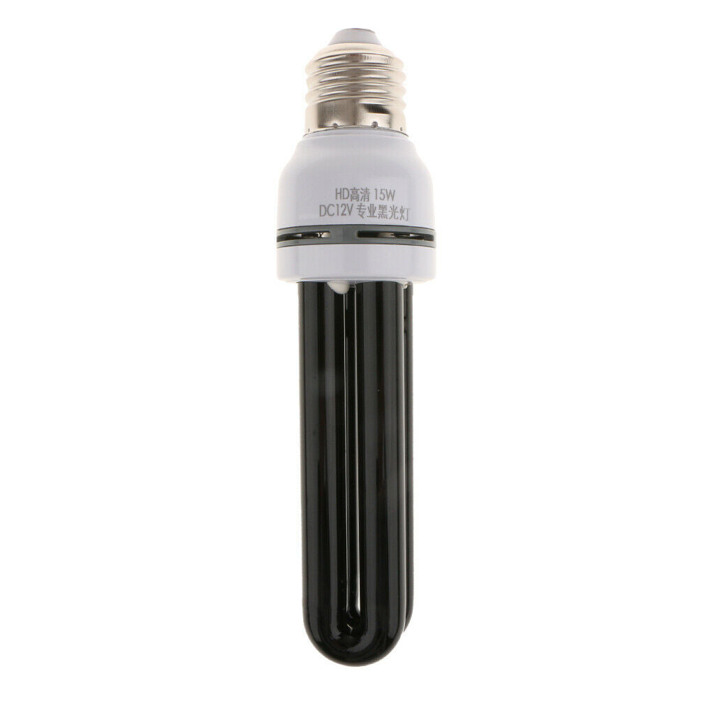 12V Ultraviolet Blacklight Bulb Fluorescent Light Bulb Straight Type - 15W