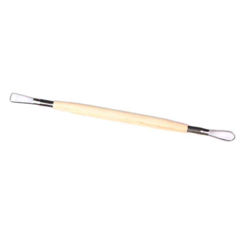 6PCS Wood Handle Wax Pottery Clay Modeling Sculpture Carving Tool DIYCraf.l8