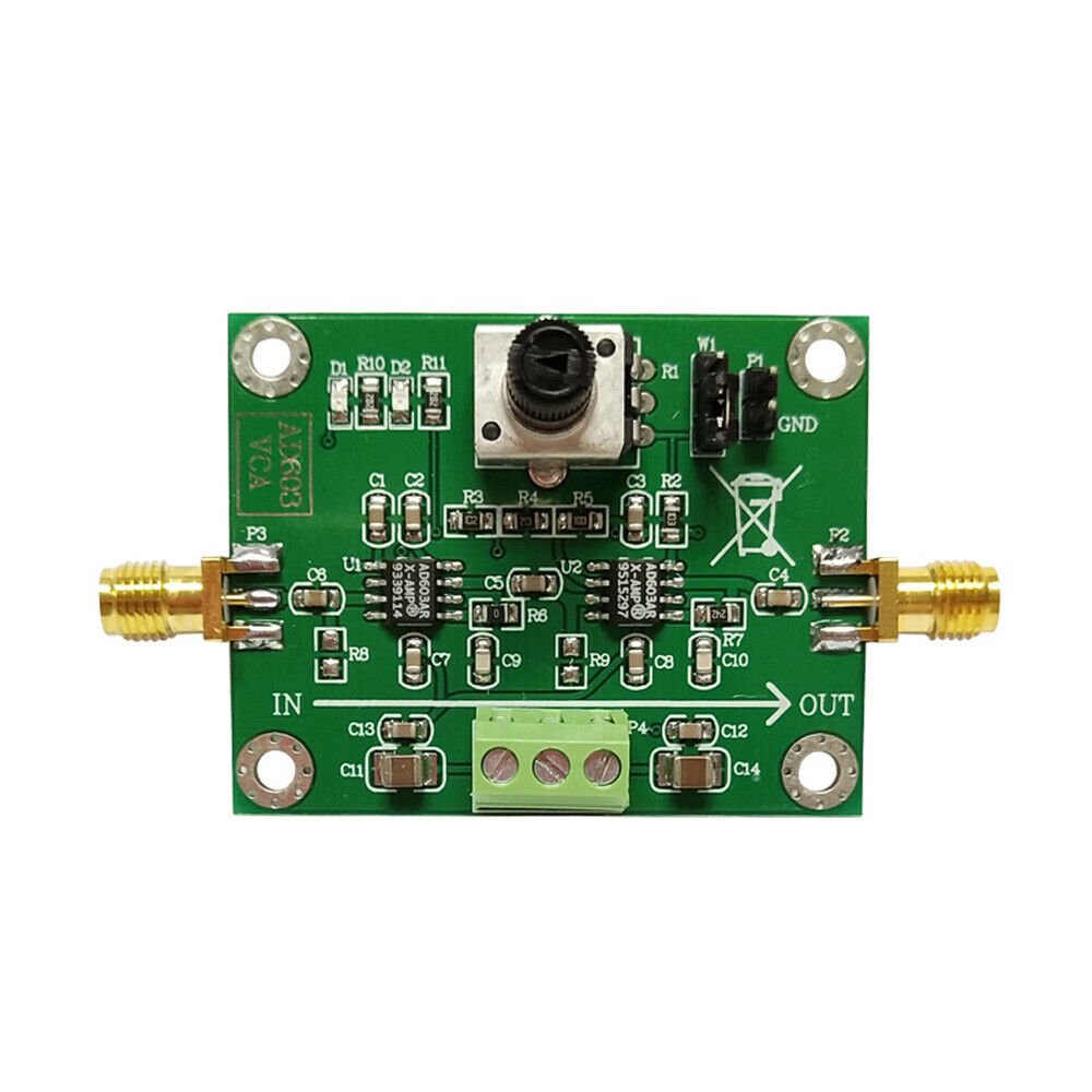 AD603 Variable Gain Amplifier Module Voltage Amplifier VCA Competition 80dB