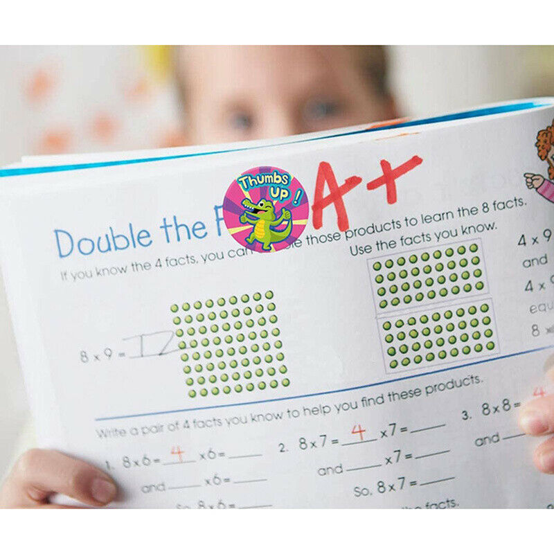 500PCs/Roll Motivational Reward Encouragement Stickers for Students Teach.l8