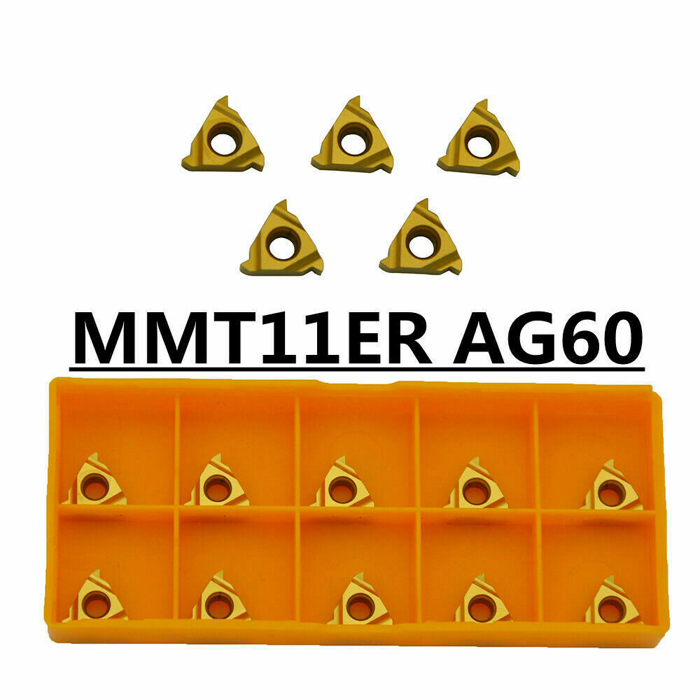 11ER AG60 BP010 11ER 1/4" Indexable CNC Carbide Threading Insert for SER holder