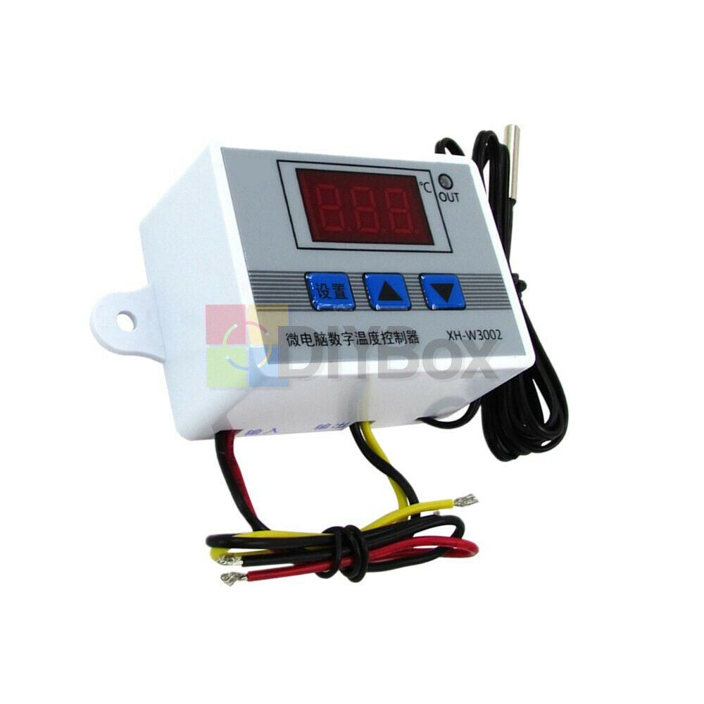 W3002 LED Temperature Controller Digital Thermostat with Transformer AC 110-220V