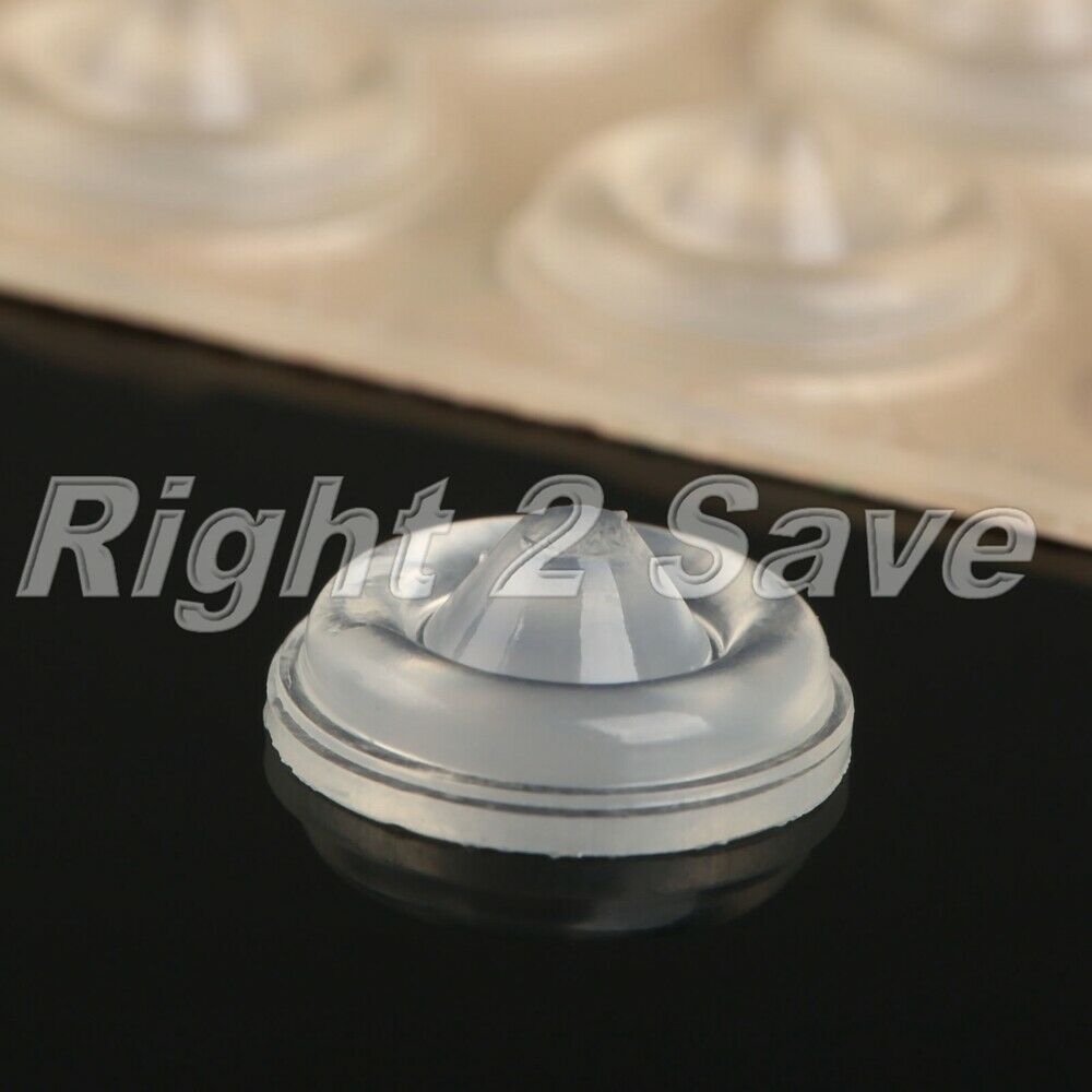 100PCS Round Feet Clear Bumpers Door Buffer Pad Protecton Self Adhesive Rubber