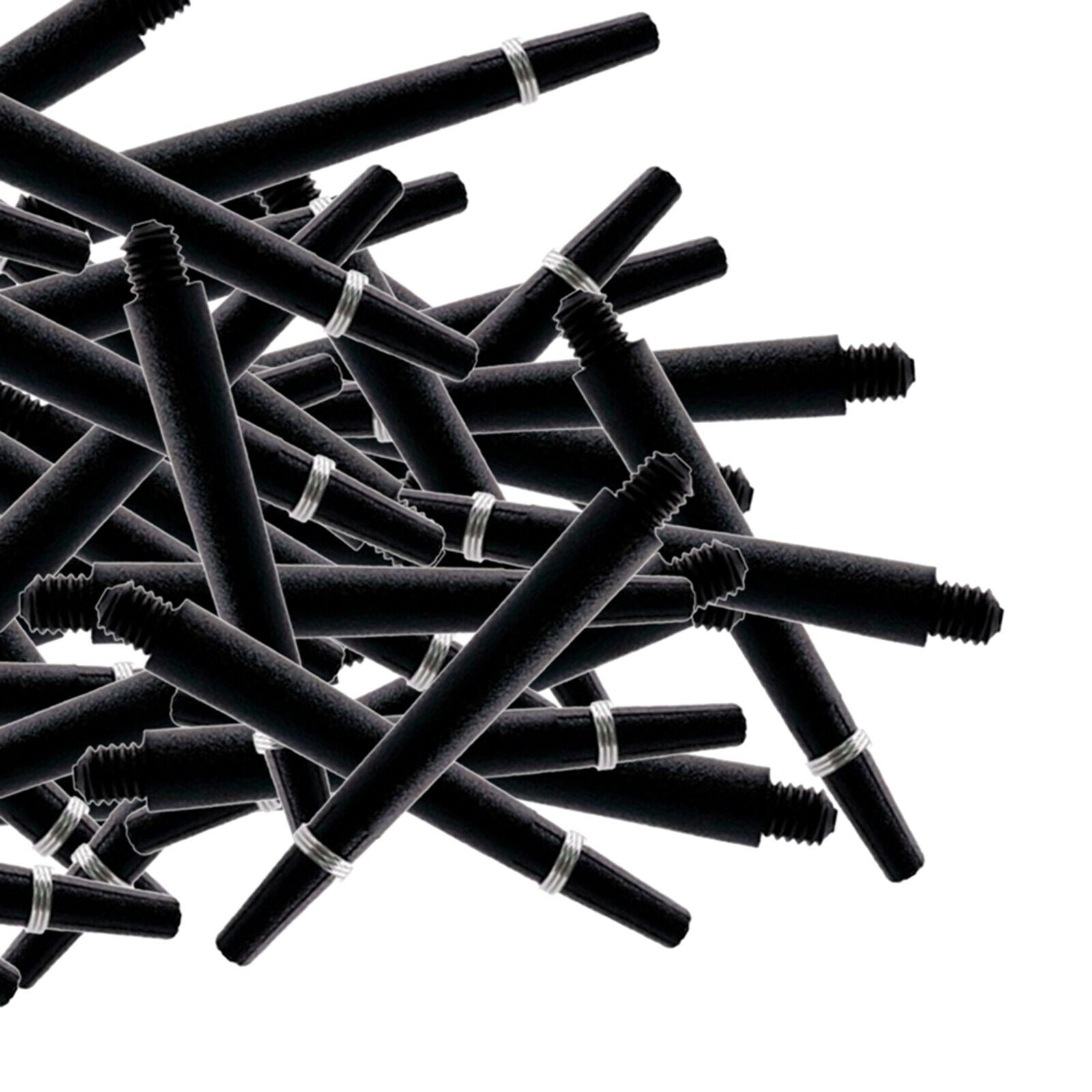 100 Pack Nylon Durable Dart Shafts & Dart Stems for 2BA Thread Dart Barrels