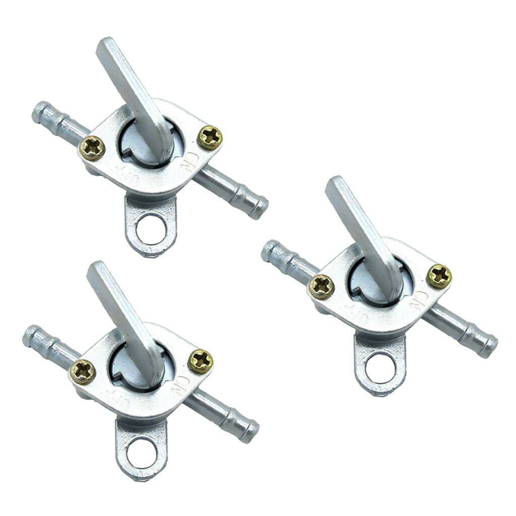 3pcs Motorcycle Gasoline Oil Fuel Tap Petcock Switch for ATV Quad