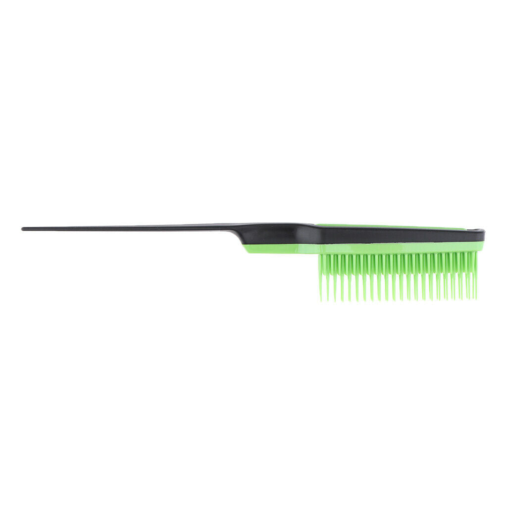 3x Pro Salon Plastic Hairdressing Styling Hair Extensions Brush Comb 25x14cm