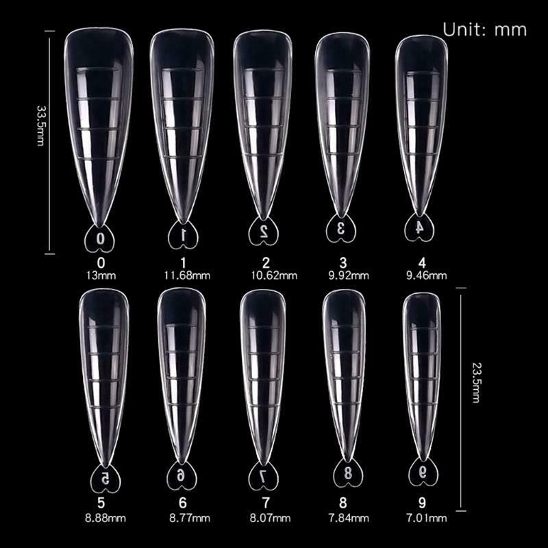 Graduation Nail Art Quick Light Therapy Crystal Extended Nail Sheets 100 Pieces