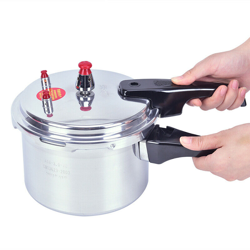 3L 18cm Aluminum Alloy Pressure Cooker Rice Beans Meat Soup Steaming CookiN l Kt