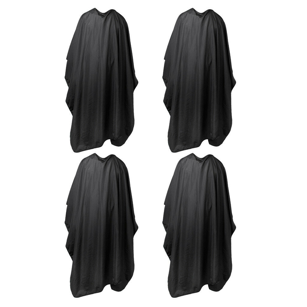 4Pcs Large Salon Barber Hair Cut Cape Cloth Stretch Out Hand Waterproof Gown