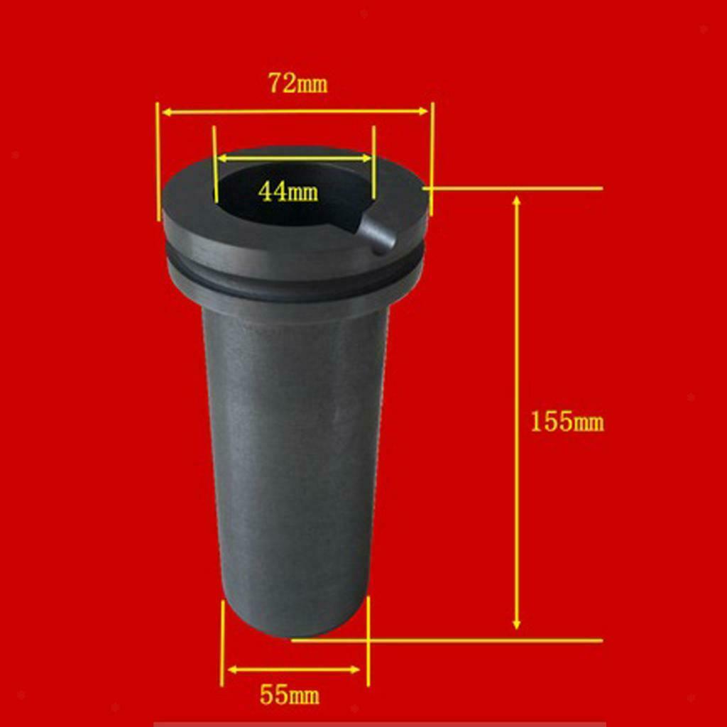 1 Set 2kg Graphite Crucible+Tongs Foundry Crucible Cup Torch Casting Cup