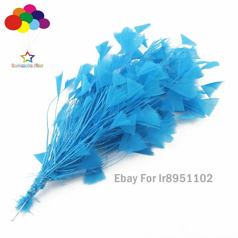 lake blue 1Pcs 30CM Turkey Feathers for DIY Jewelry Wedding Party Decor Corsages