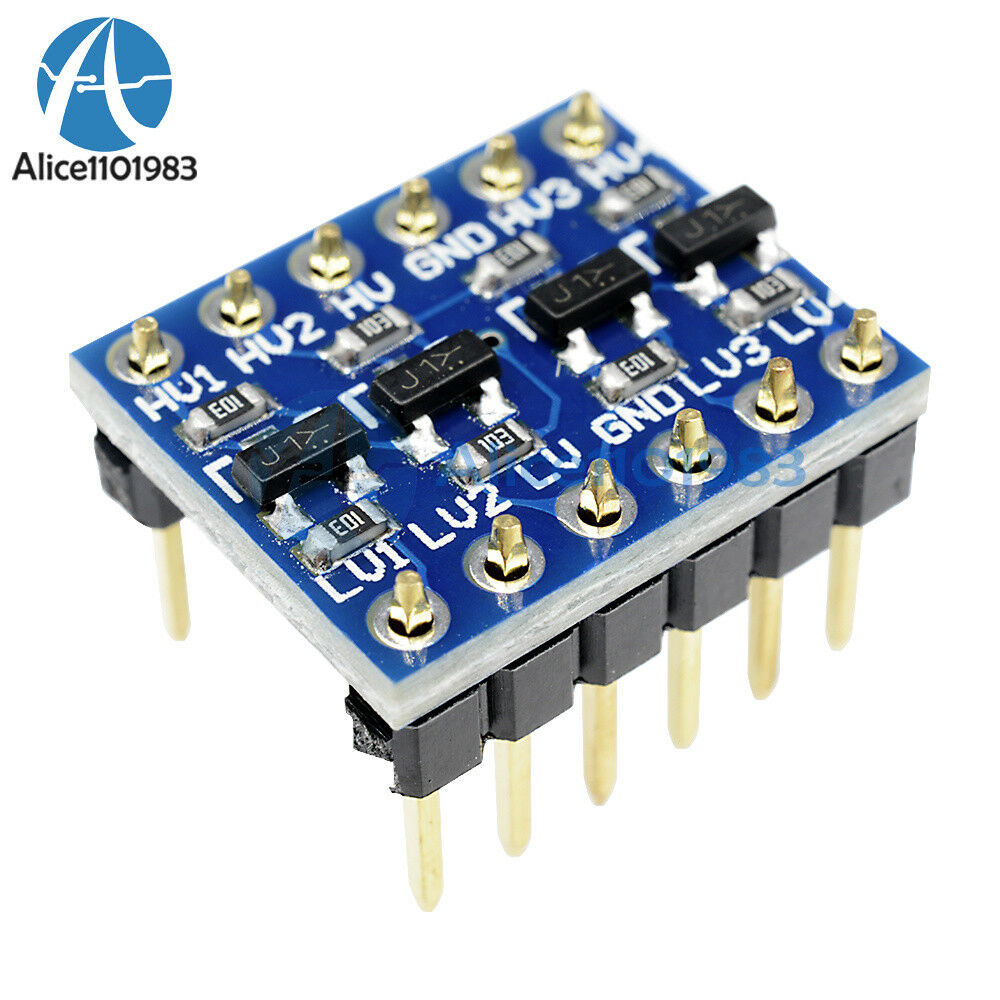 2PCS IIC I2C Logic Level Converter Bi-Directional Module 5V to 3.3V For Arduino