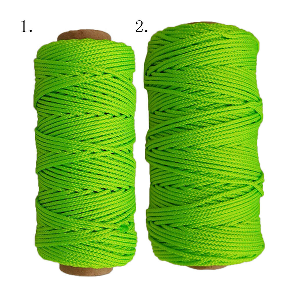 2 Pack Scuba Diving Reel Line Finger Spool Reel Cord 150FT Orange+Yellow