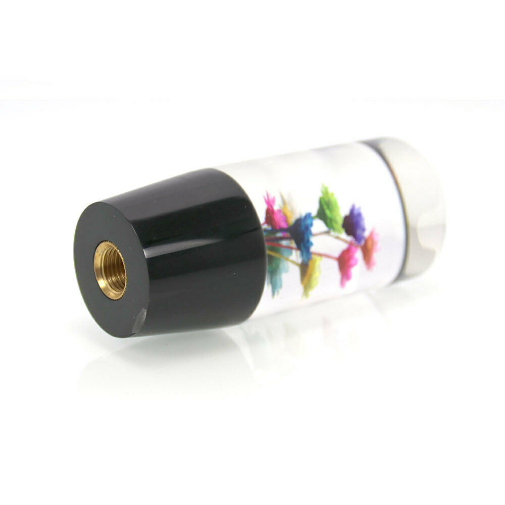 Manual Gear Stick Shifter Knob JDM 10CM Real Flowers Shift Knob Shift Head