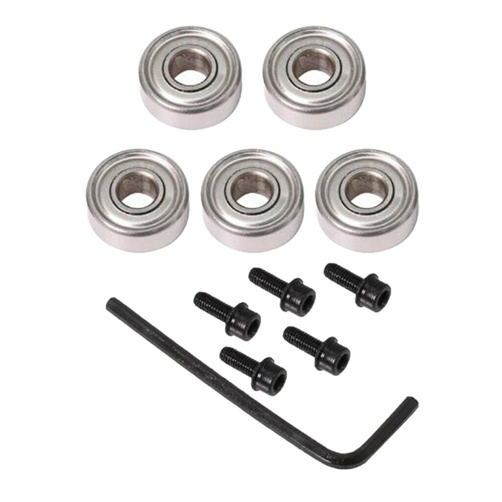 Steel Top Shank Bearings for Flush Trim with Screws Inner 4.76 Outer 12.7mm