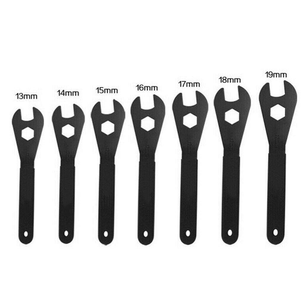 7-part Cycling CONE TENSIONER Repair Tool Wrench Spindle Axis  Hub Attachment