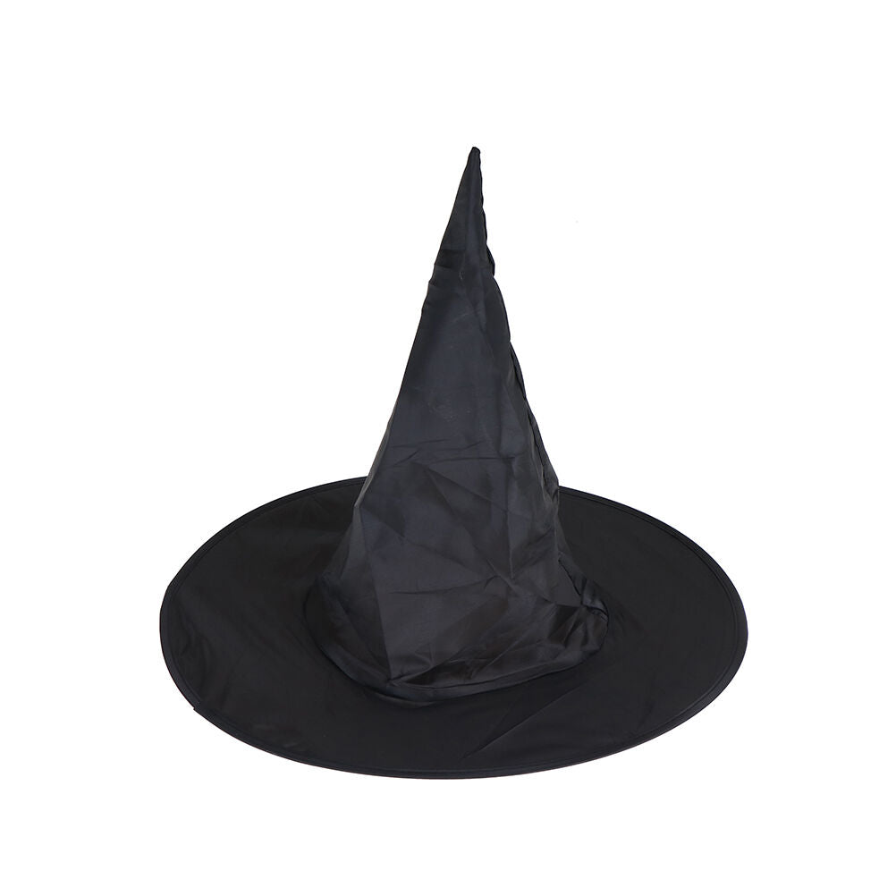 Halloween Witch Hat Women’s Black Witch Hat For Halloween Costume Accessor.l8
