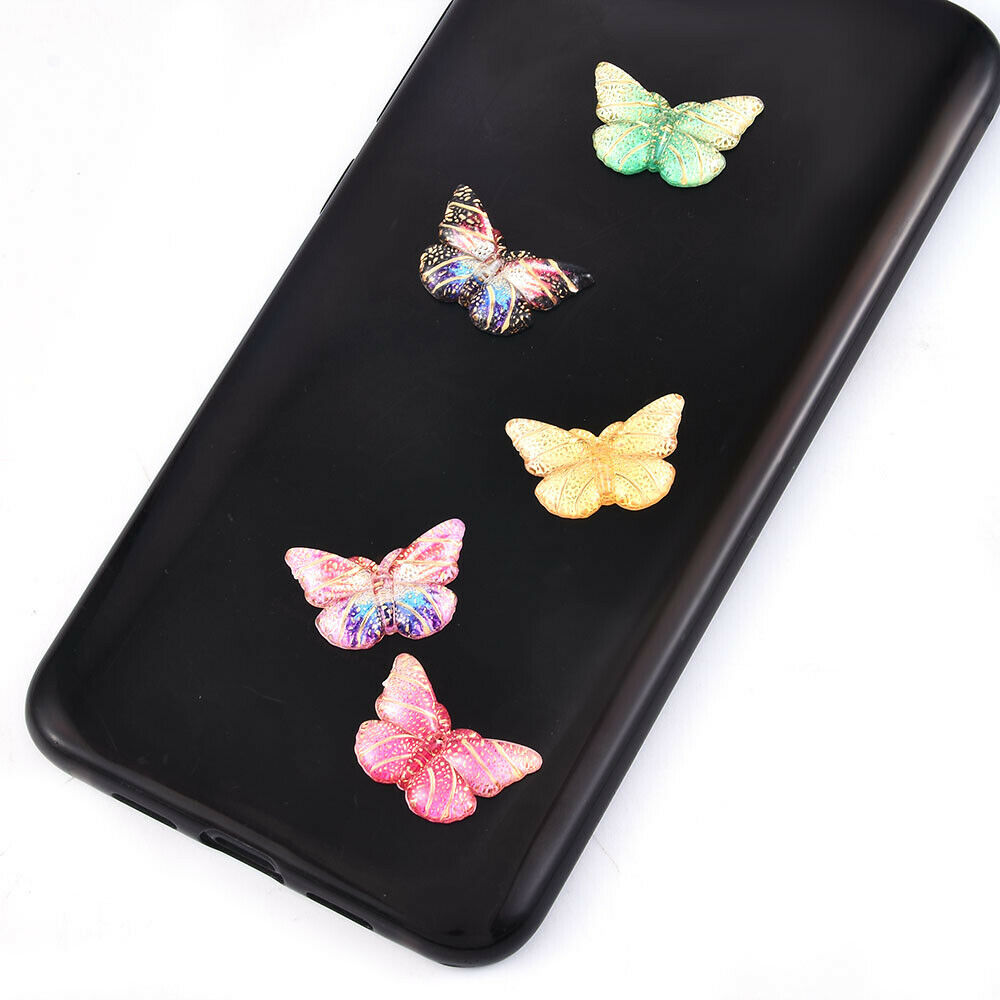 10PCS Butterfly Pendants Colourful Enamel Charm Animal Fit DIY Jewellery Making*