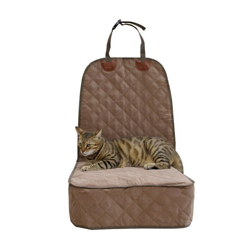 Car Front Seat Cover Non-slip for Pet Dogs Waterproof Comfortable Protector Mat