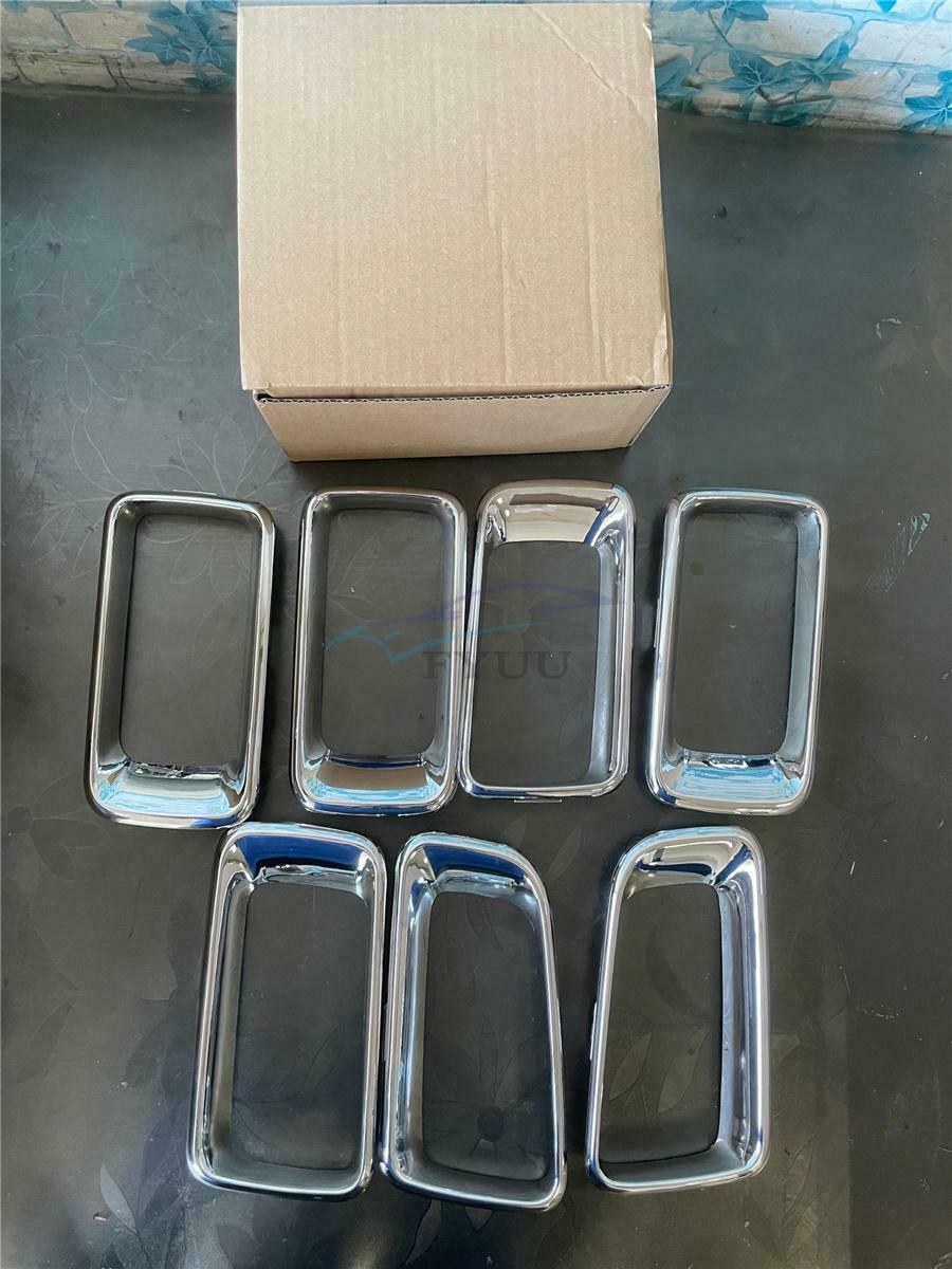 7 Pieces\Set Car Body Grille Chrome Decoration For 2011-2015 Compass Limited