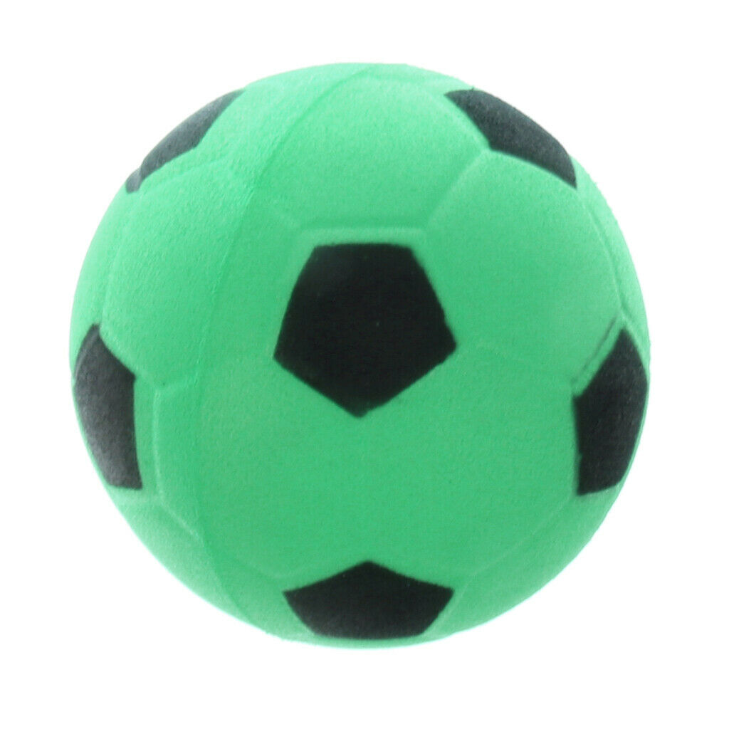 12pcs/set Foam Bouncy Football Balls Preschool Kids Exercise Toys Green