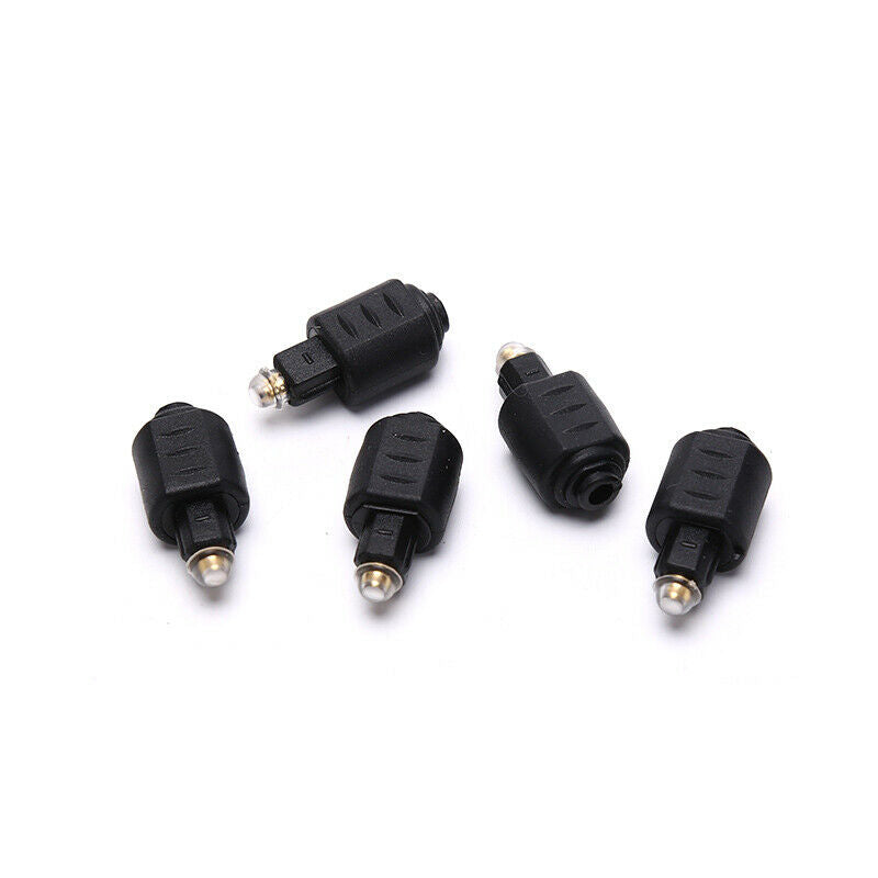 Mini Optical Audio Adapter 3.5MM Female Jack To Digital Male Plug for Amp.l8