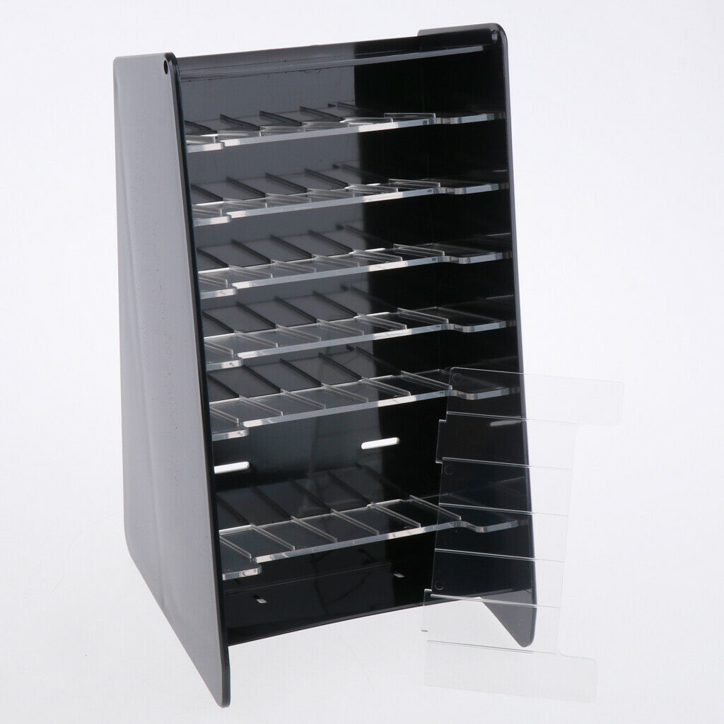 Acrylic Lipstick Display Makeup Organizer Rack Storage Case Holder Black
