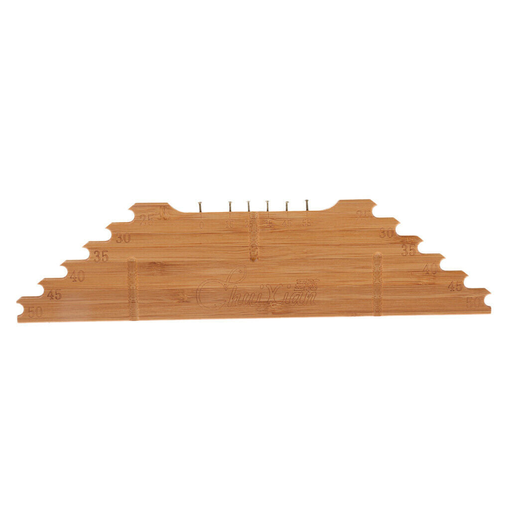 Bamboo Multi-Function Sub-Line Ruler Measuring Board with Hook Distance