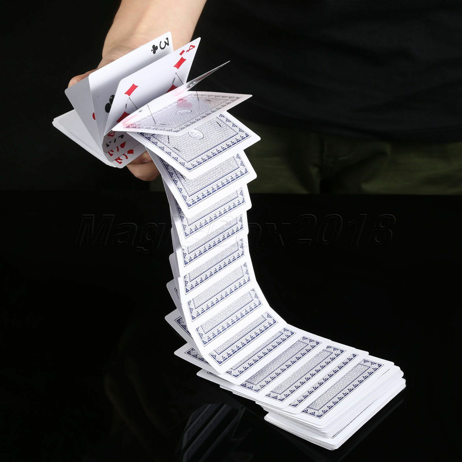 Magicians Magic Electric Deck of Card by Invisible Thread Poker Prank Trick Prop