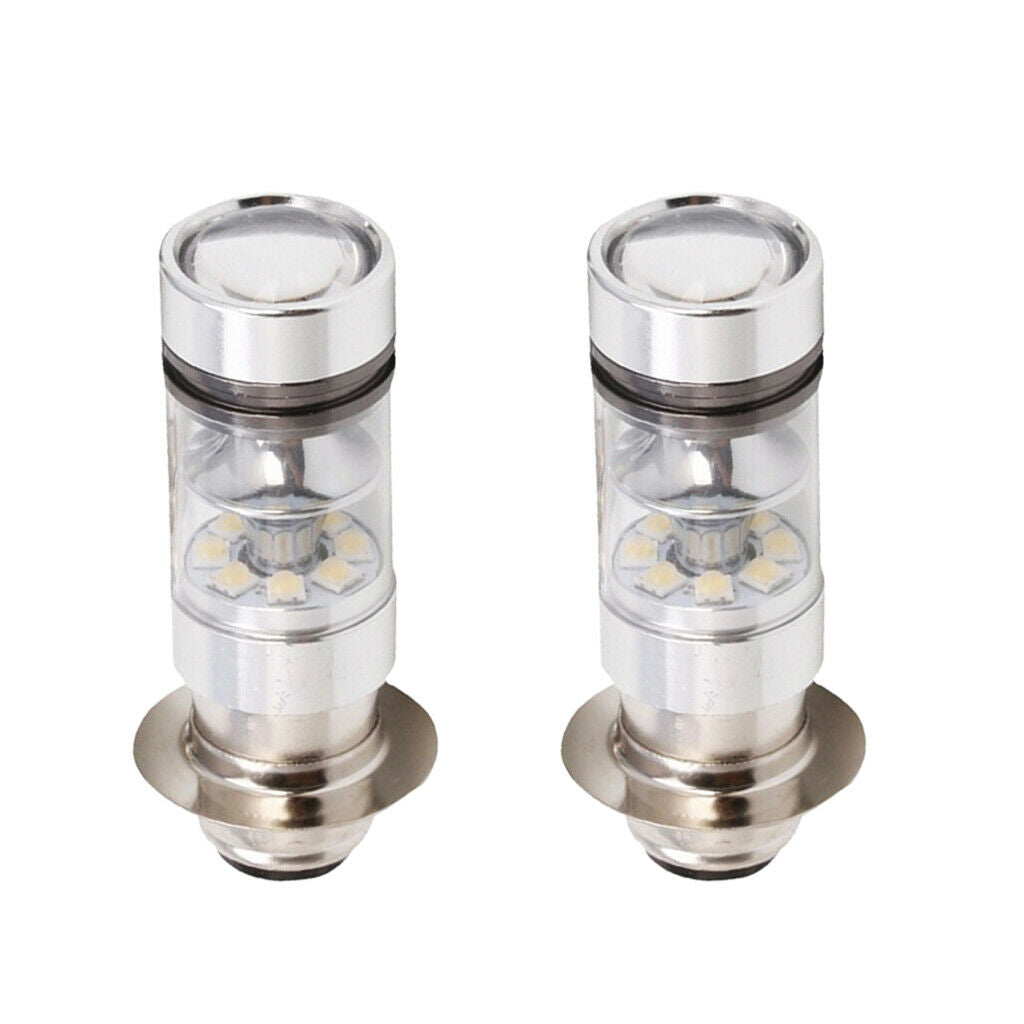 2 Pieces H6 LED Headlight Fog Driving Light Bulbs Motorcycle Modified Lights
