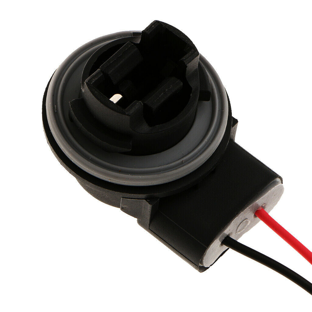 2 Pieces 3156B Bulb Socket Car Turn Signal Light Harness Wire Plug Adapter
